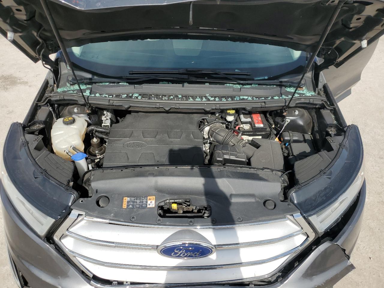 2017 Ford Edge VIN 2FMPK3K80HBC69716 Copart auction photo, front end damage thumbnail 12