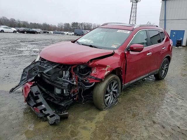 2015 Nissan Rogue VIN 5N1AT2MT1FC859046 Copart auction photo, front end / side damage thumbnail 12