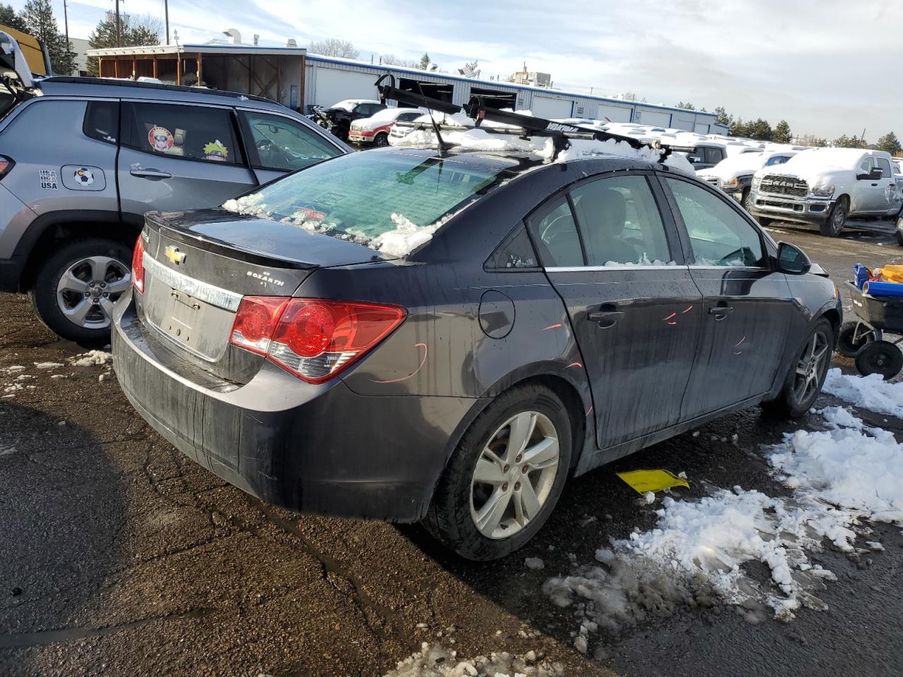 2014 Chevrolet Cruze VIN 1G1P75SZ3E7262783 Copart auction photo, front end damage thumbnail 3