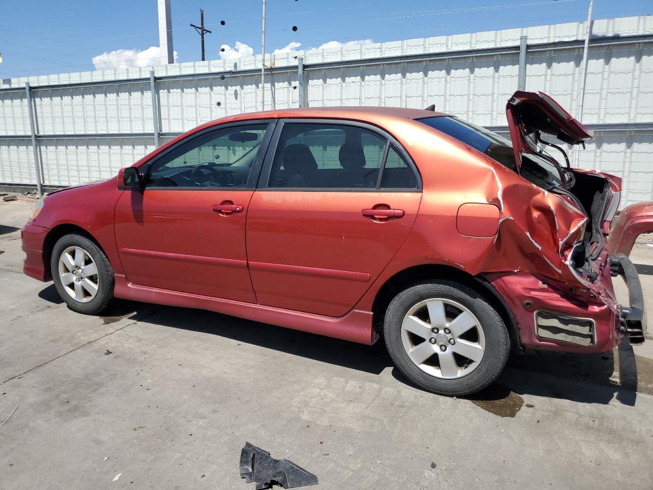 2008 Toyota Corolla VIN 1NXBR32EX8Z048128 Copart auction photo, rear end / hail damage thumbnail 2