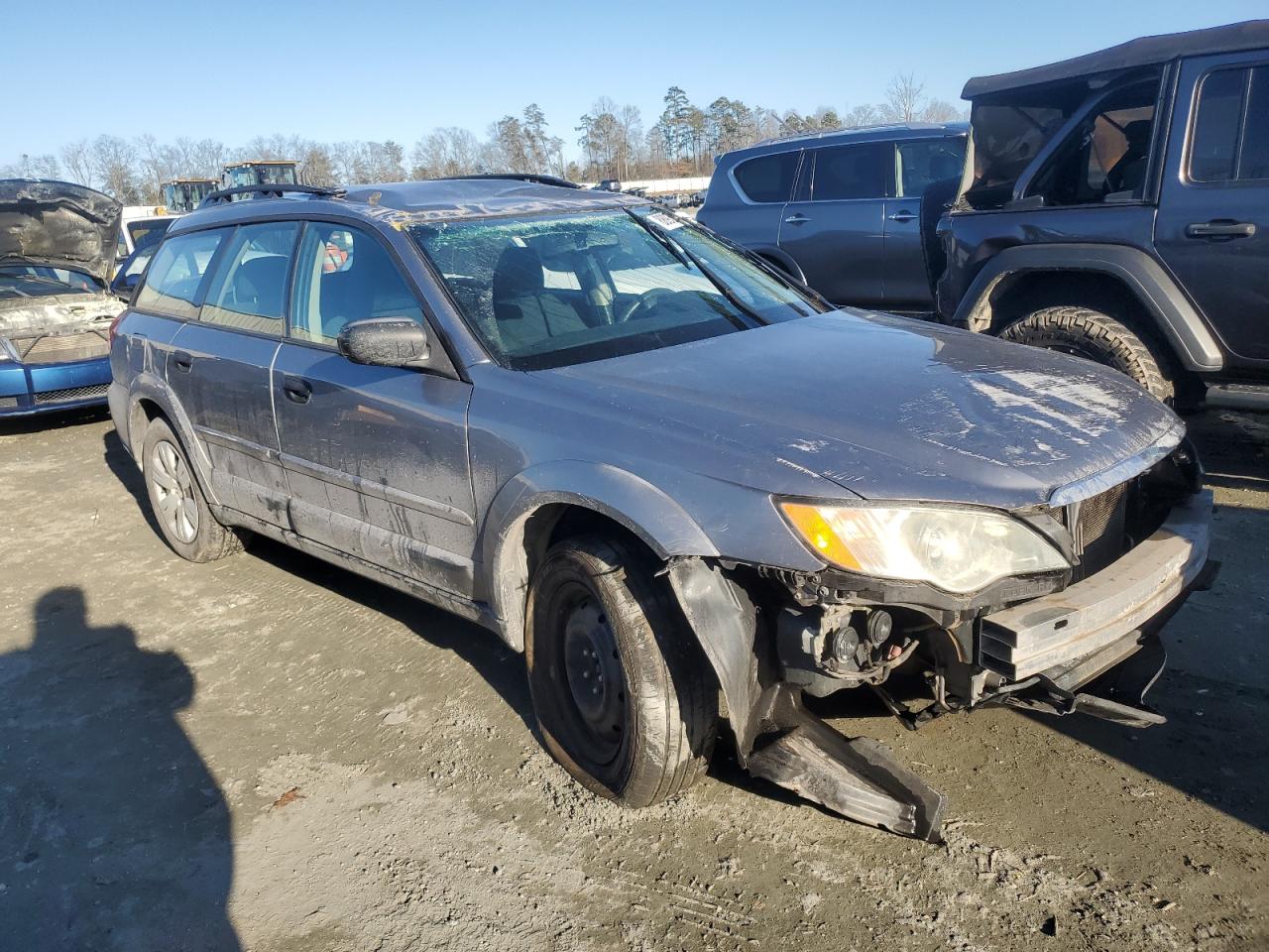 2008 Subaru Legacy VIN 4S4BP60C387366115 Copart auction photo, all over damage thumbnail 4