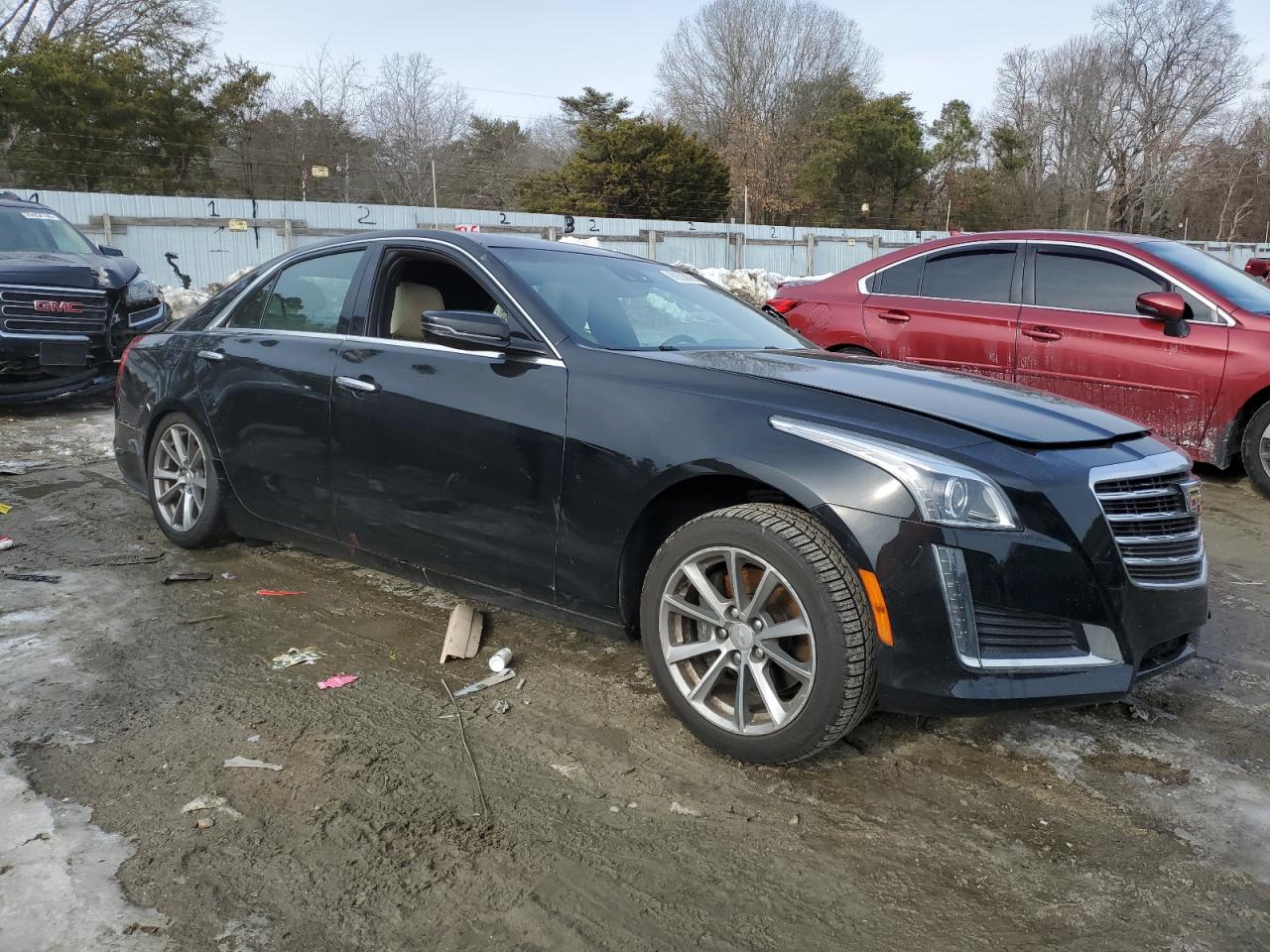 2017 Cadillac CTS VIN 1G6AR5SS5H0145930 Copart auction photo, rear end / side damage thumbnail 4