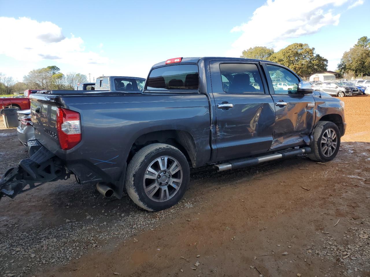 2017 Toyota Tundra VIN 5TFAW5F1XHX650456 Copart auction photo, side damage thumbnail 3