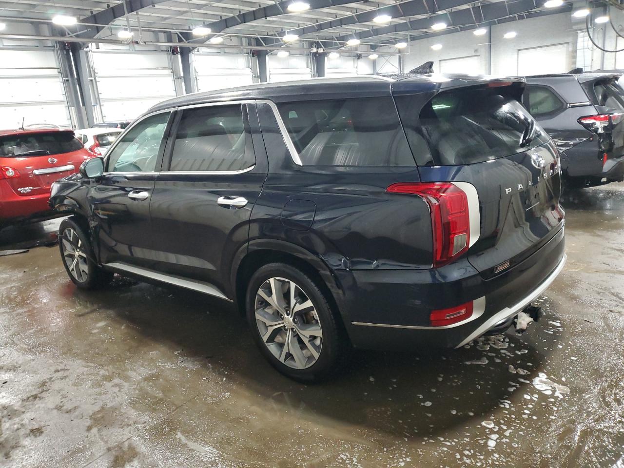 2022 Hyundai Palisade VIN KM8R4DHE9NU439728 Copart auction photo, front end damage thumbnail 2