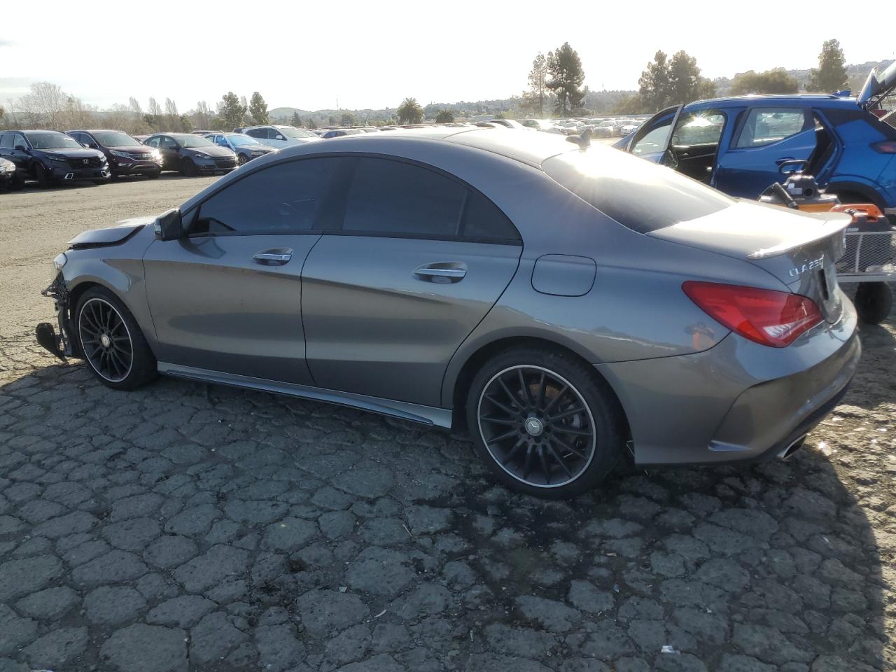 2016 Mercedes-Benz CLA-klasse VIN WDDSJ4GB9GN390703 Copart auction photo, front end damage thumbnail 2