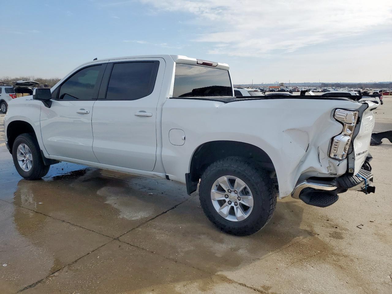 2019 Chevrolet Silverado VIN 1GCPWCED6KZ343100 Copart auction photo, rear end damage thumbnail 2