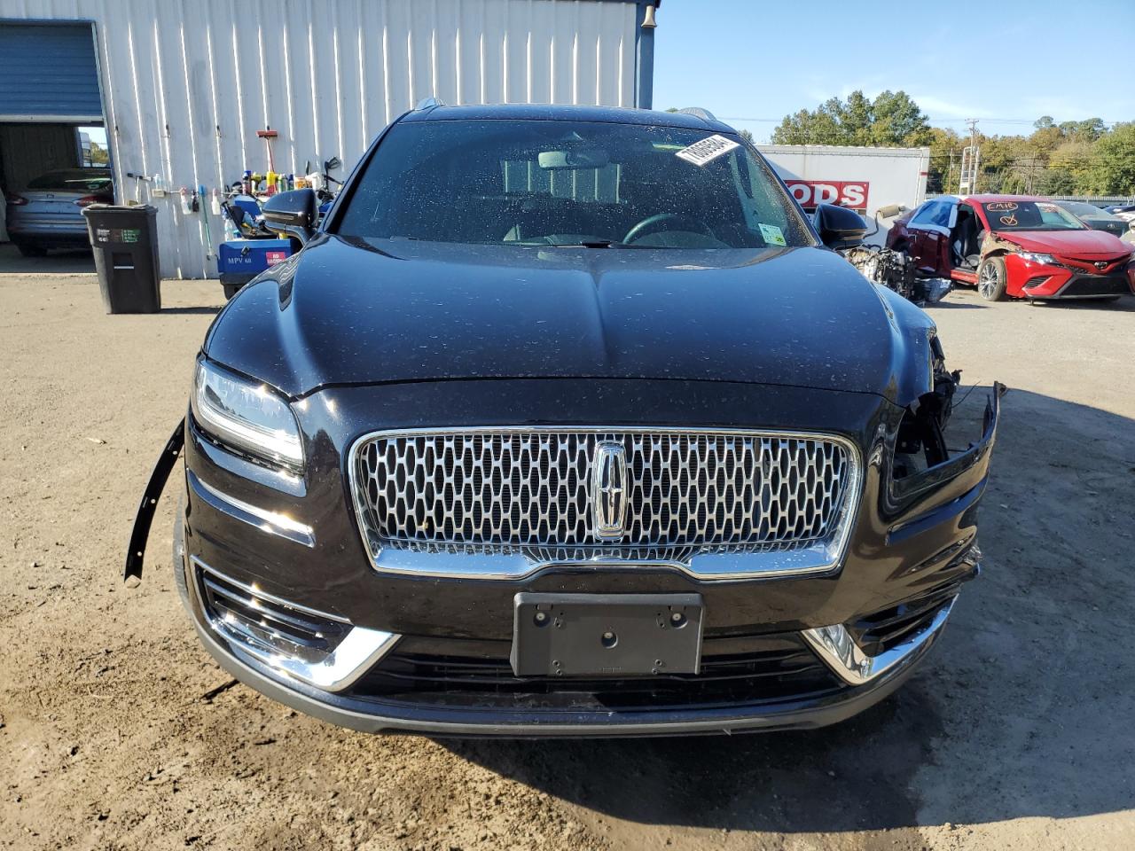 2019 Lincoln Nautilus VIN 2LMPJ6K96KBL40734 Copart auction photo, front end / side damage thumbnail 5