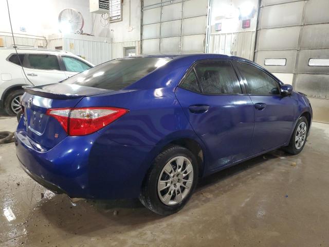 2015 Toyota Corolla VIN 5YFBURHE2FP308738 Copart auction photo, front end / side damage thumbnail 3