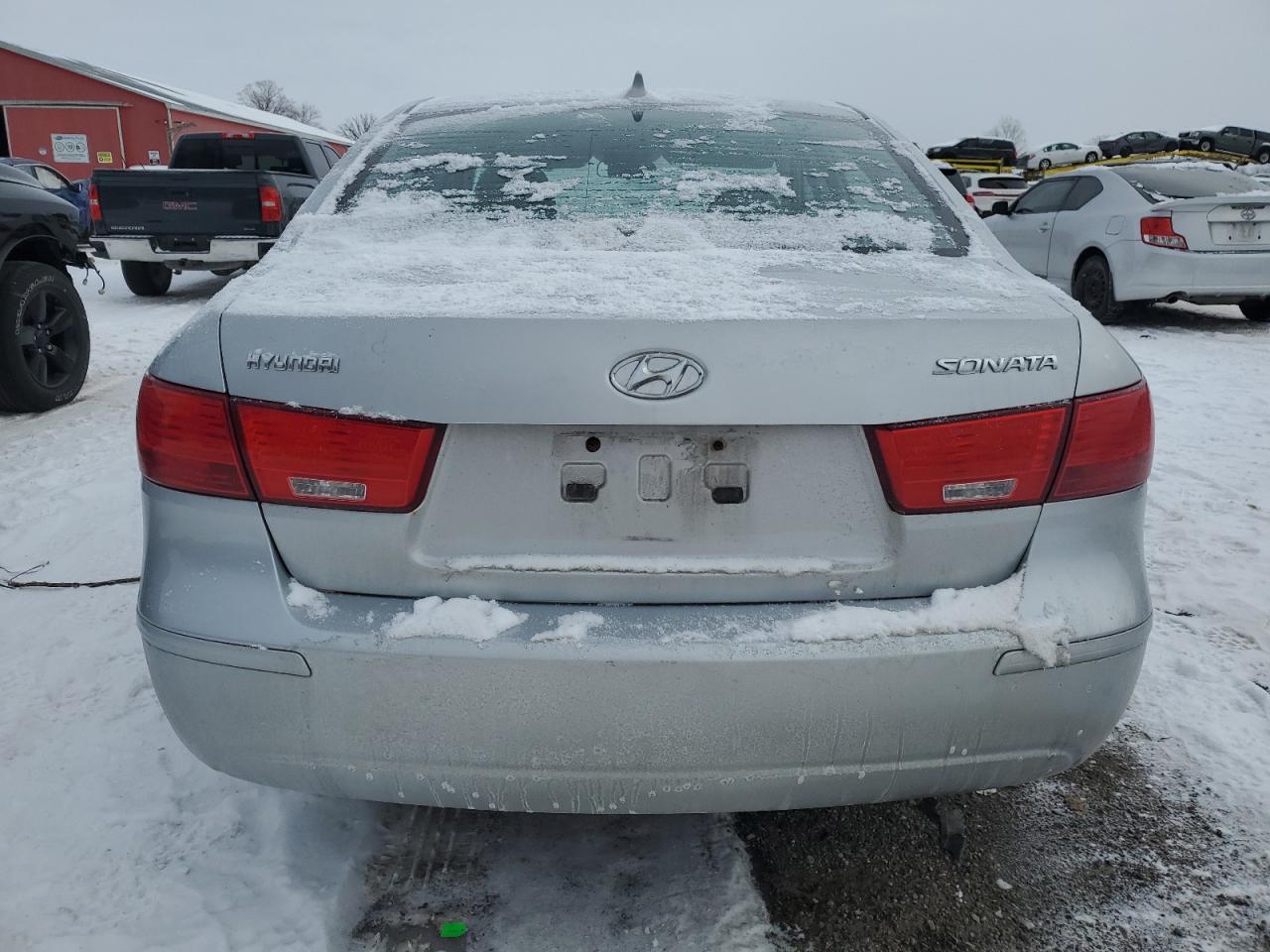 2009 Hyundai Sonata VIN 5NPET46C59H559307 Copart auction photo, front end / side damage thumbnail 6