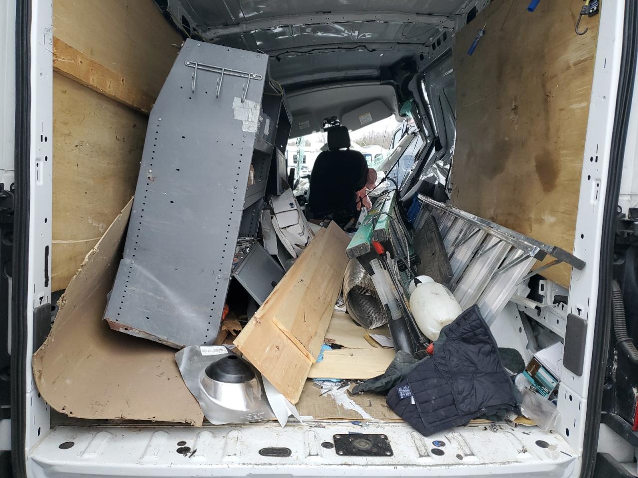 2022 Ford Transit VIN 1FTBR1C82NKA18176 Copart auction photo, front end / side damage thumbnail 10