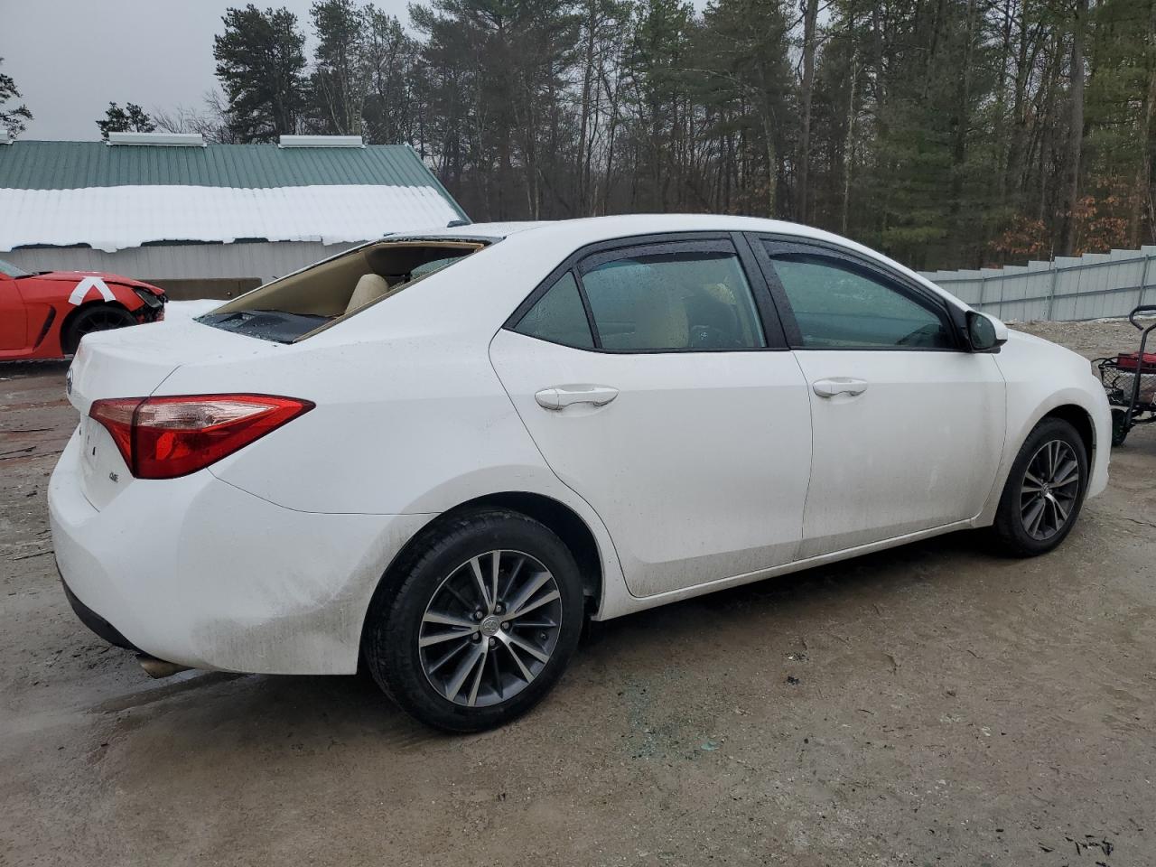 2017 Toyota Corolla VIN 2T1BURHE6HC882570 Copart auction photo, top/roof / rear end damage thumbnail 3