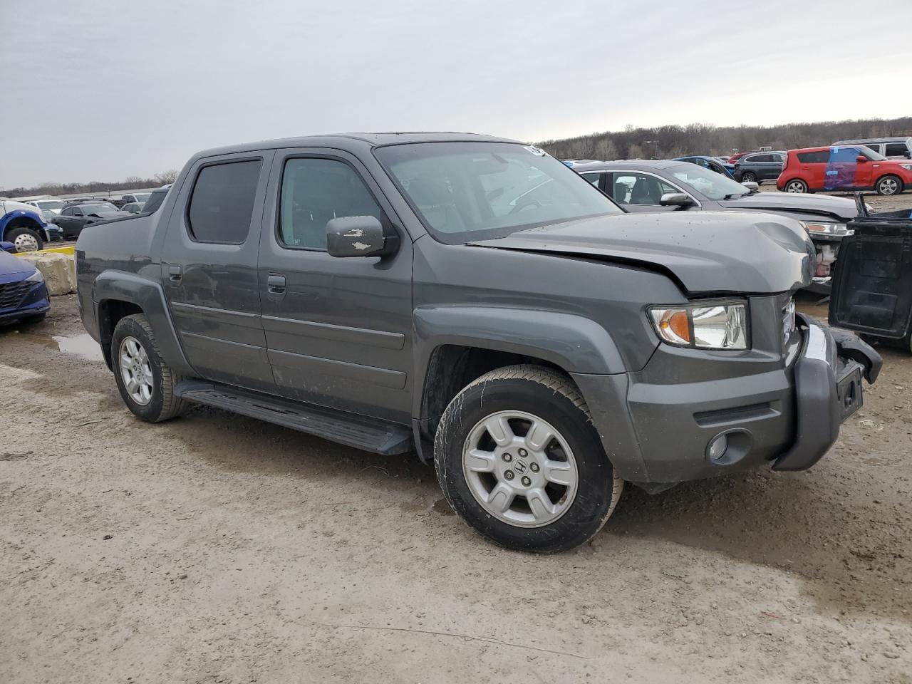 2007 Honda Ridgeline VIN 2HJYK16507H525387 Copart auction photo, front end damage thumbnail 4