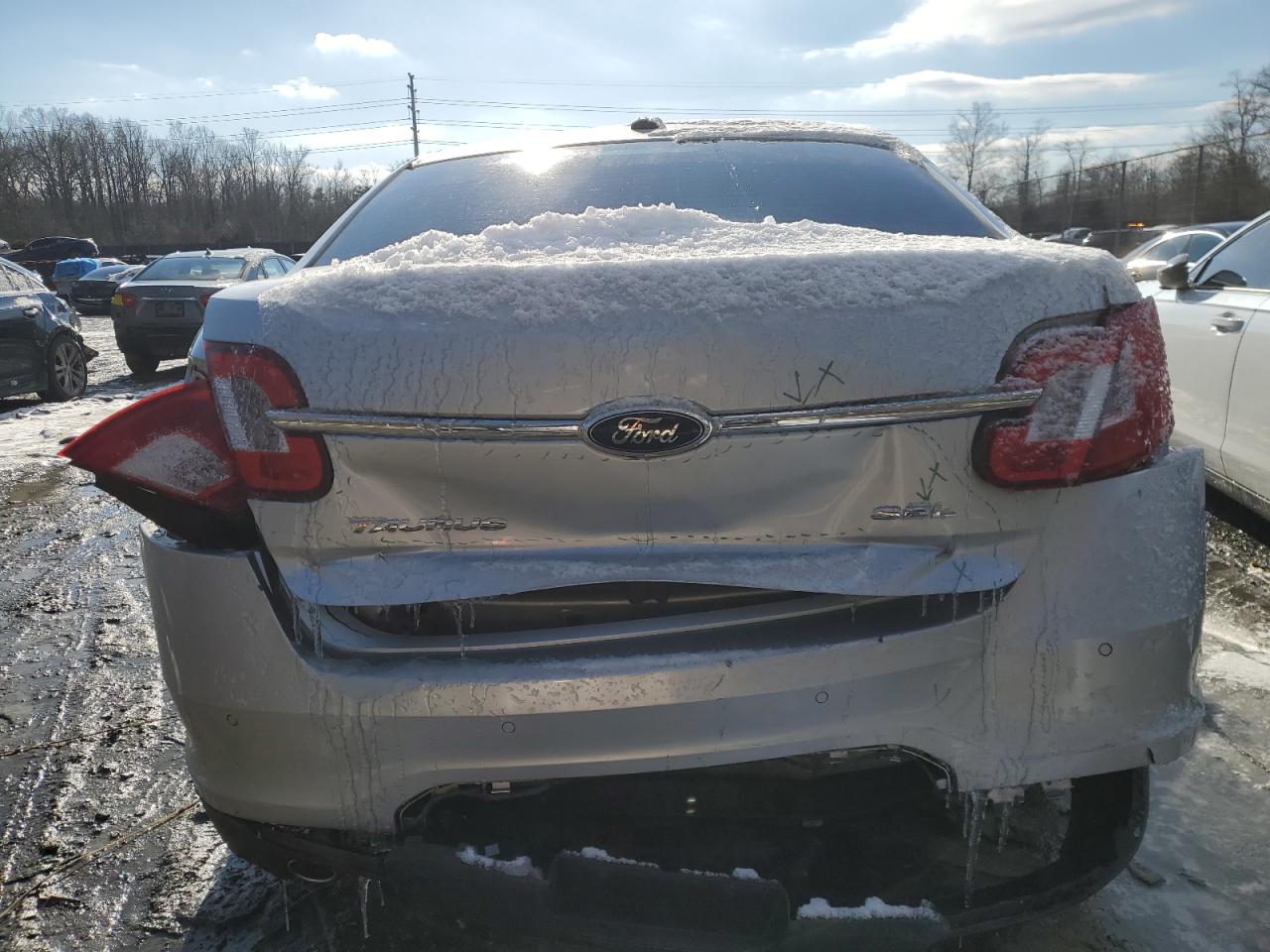 2012 Ford Taurus VIN 1FAHP2EW7CG125473 Copart auction photo, rear end / front end damage thumbnail 6