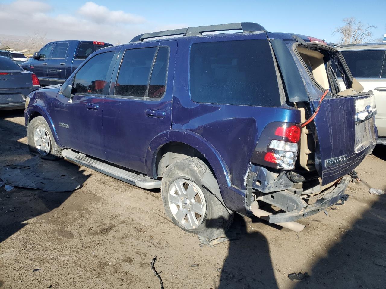 2007 Ford Explorer VIN 1FMEU73EX7UA95918 Copart auction photo, all over damage thumbnail 2