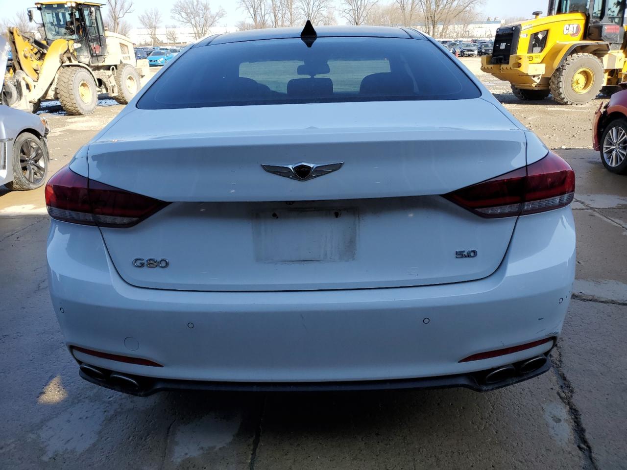 2017 Genesis G80 VIN KMHGN4JF9HU173414 Copart auction photo, front end / minor dent/scratches damage thumbnail 6