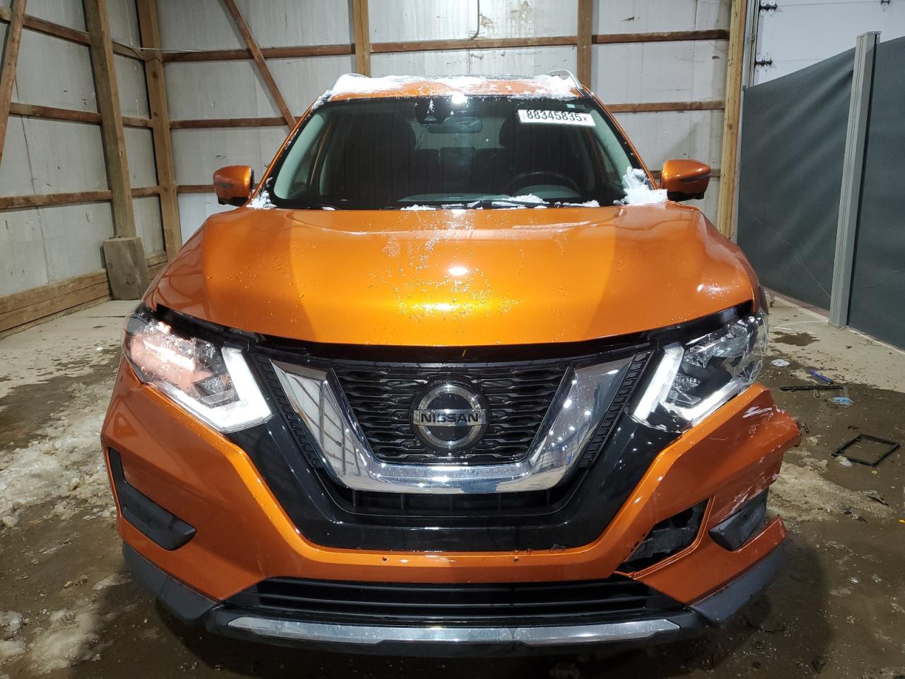 2019 Nissan Rogue VIN JN8AT2MV2KW371176 Copart auction photo, front end / undercarriage damage thumbnail 5