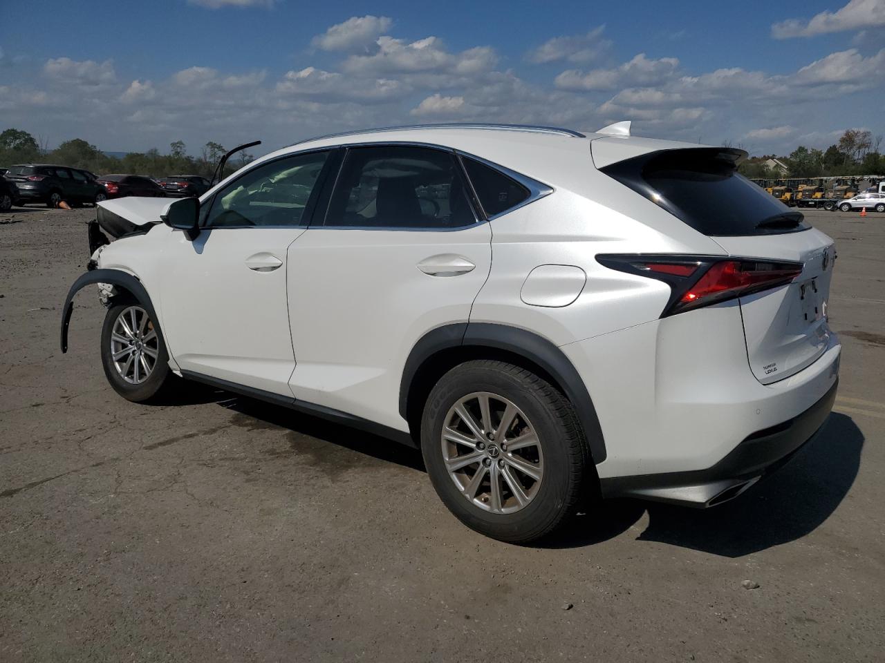 2021 Lexus NX VIN JTJDARDZ7M5020733 Copart auction photo, front end damage thumbnail 2