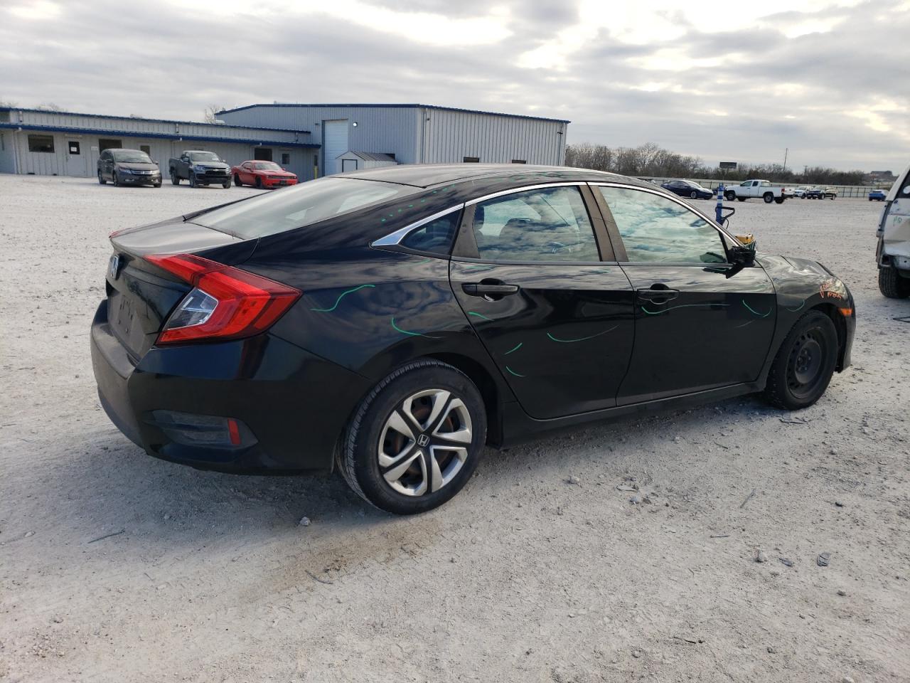 2017 Honda Civic VIN 19XFC2F54HE081989 Copart auction photo, all over damage thumbnail 3