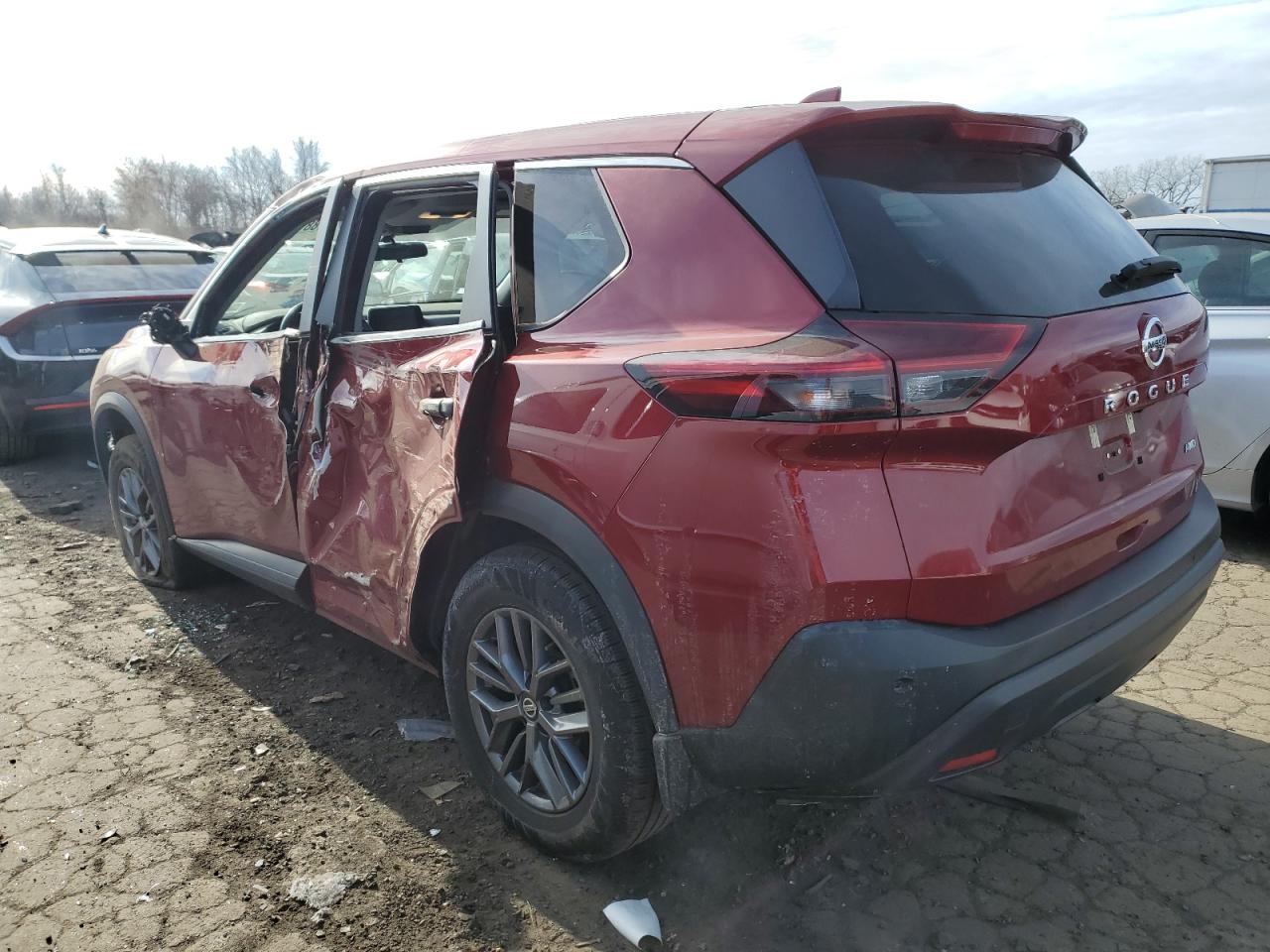 2021 Nissan Rogue VIN 5N1AT3AB3MC846670 Copart auction photo, side / front end damage thumbnail 2