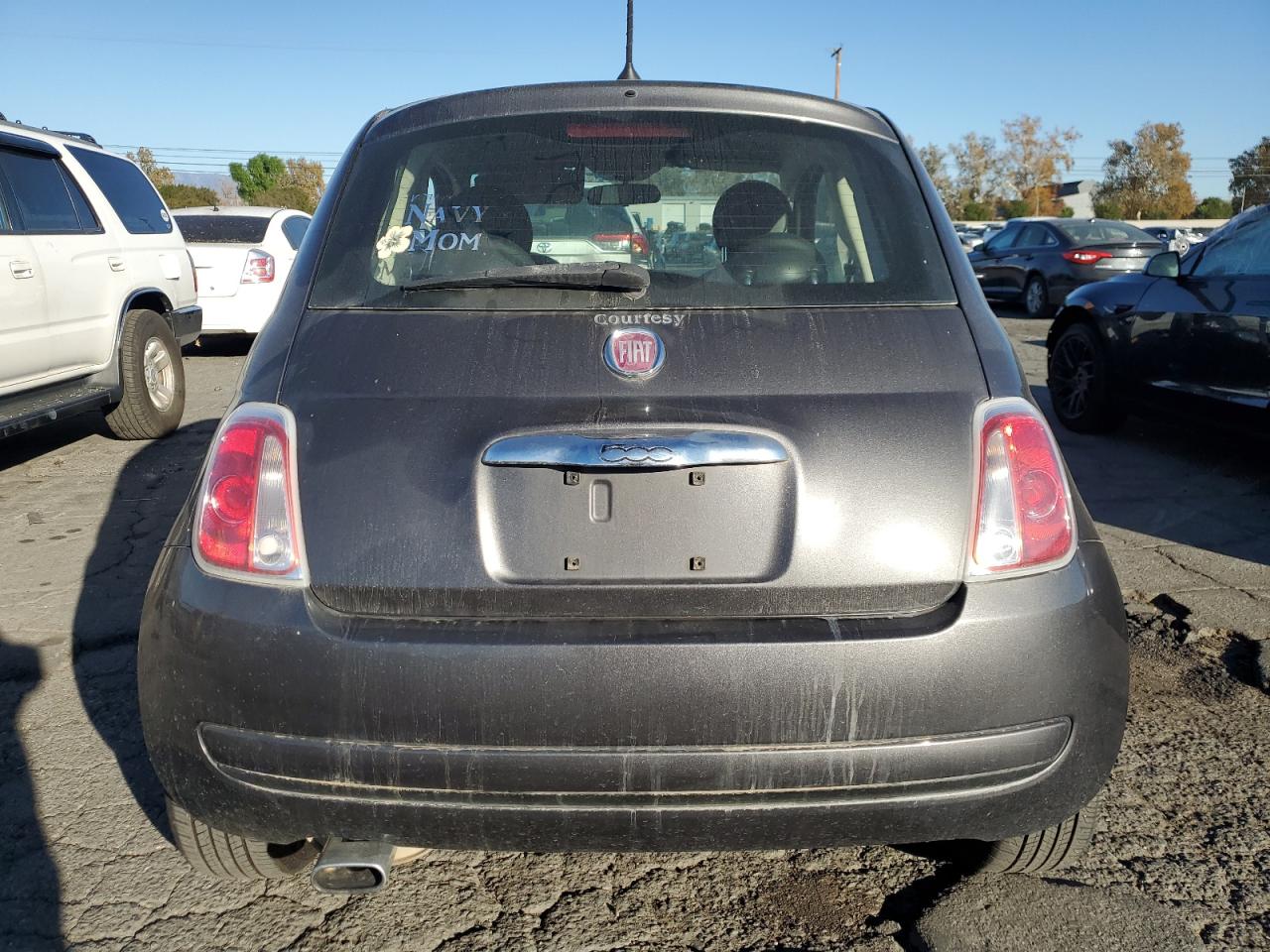 2015 Fiat 500 VIN 3C3CFFAR9FT609731 Copart auction photo, mechanical damage thumbnail 6