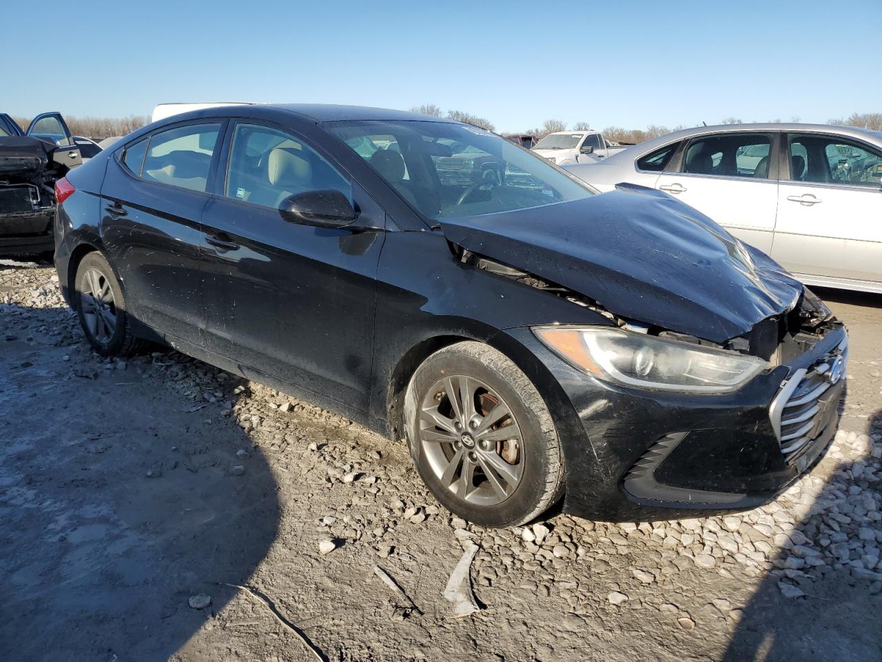 2017 Hyundai Elantra VIN 5NPD84LF3HH108600 Copart auction photo, front end damage thumbnail 4