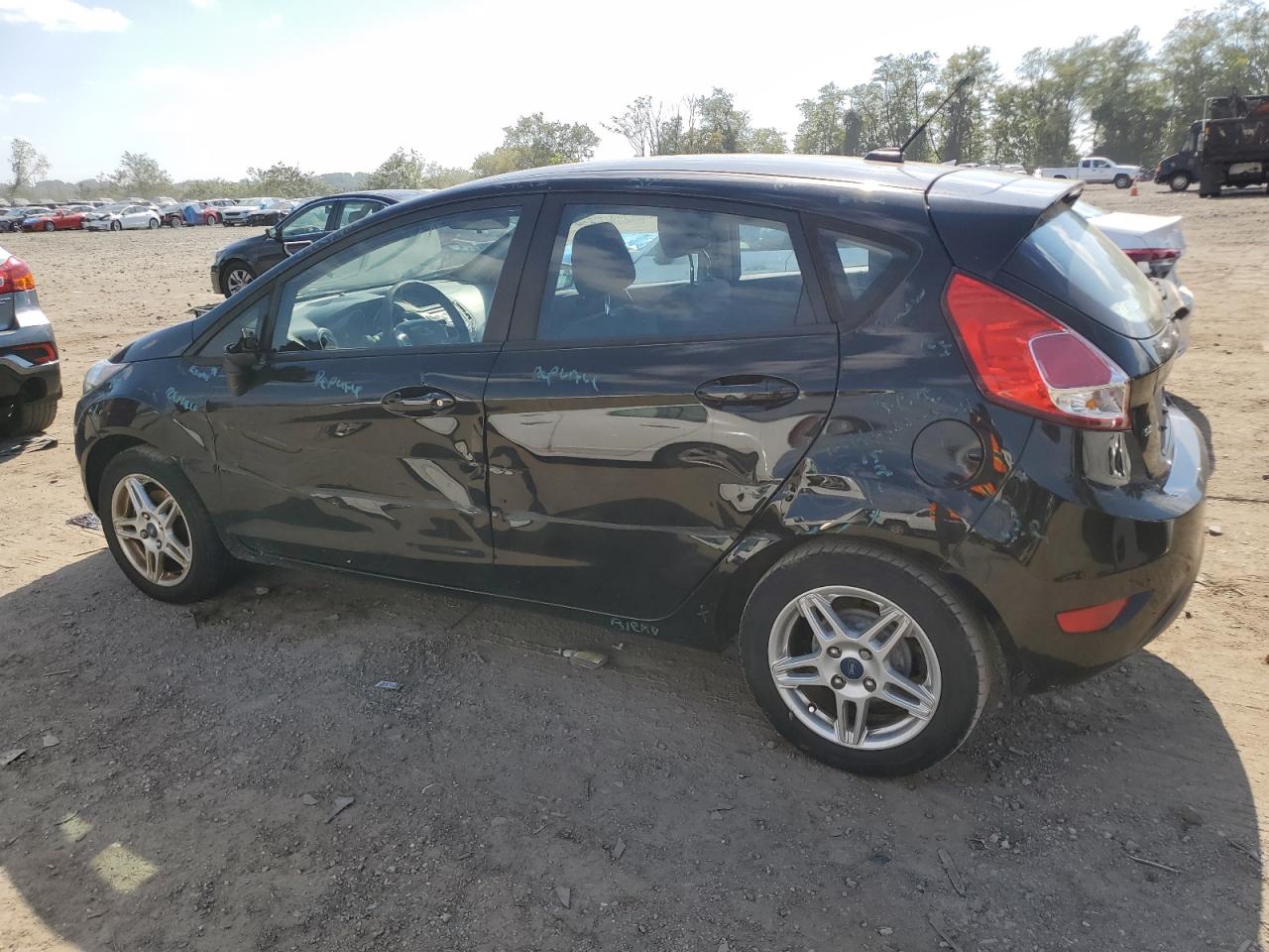2017 Ford Fiesta VIN 3FADP4EJ4HM149581 Copart auction photo, all over damage thumbnail 2