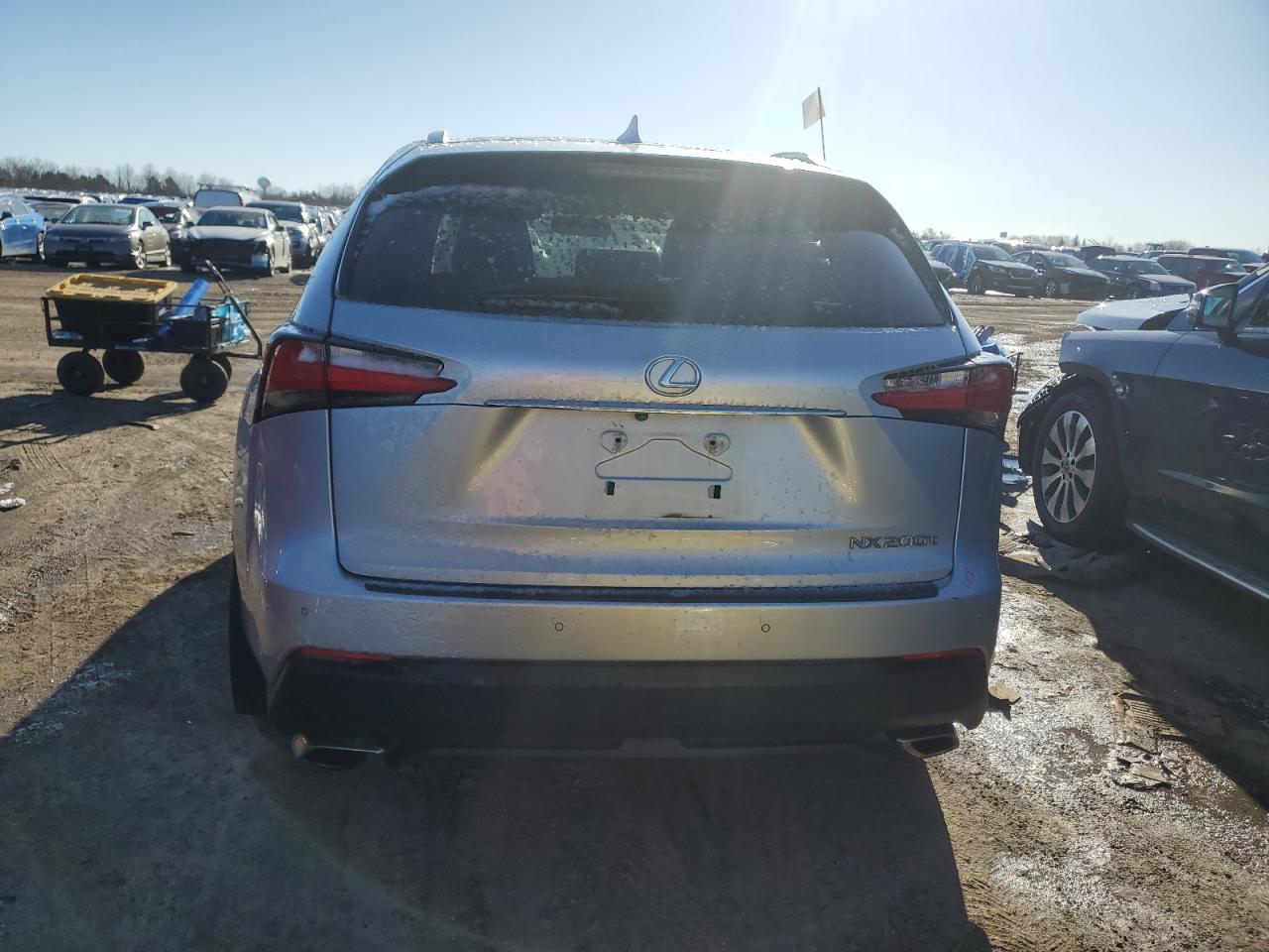 2015 Lexus NX VIN JTJBARBZ8F2013062 Copart auction photo, front end / minor dent/scratches damage thumbnail 6