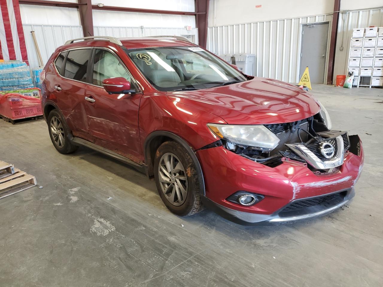2014 Nissan Rogue VIN 5N1AT2MT9EC852585 Copart auction photo, all over damage thumbnail 4