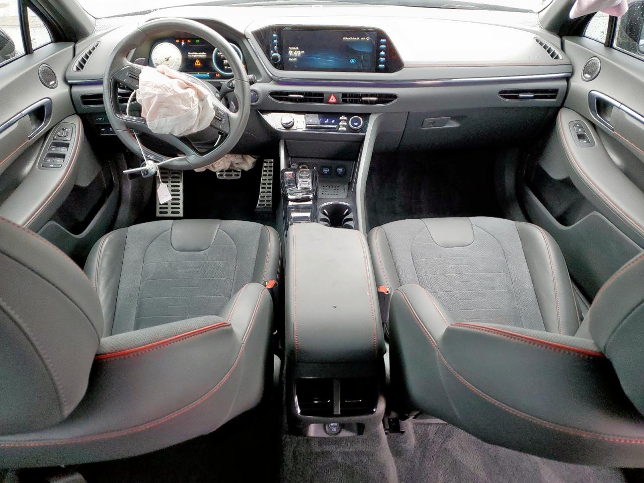 2023 Hyundai Sonata VIN KMHL14JC7PA315646 Copart auction photo, front end damage thumbnail 8