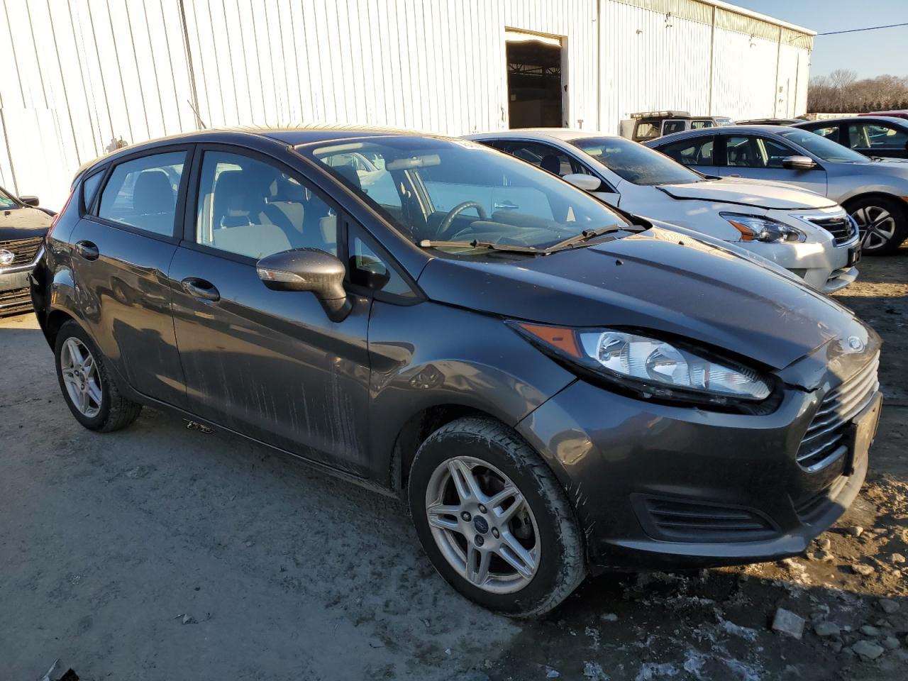 2017 Ford Fiesta VIN 3FADP4EJ7HM130006 Copart auction photo, front end / rear end damage thumbnail 4
