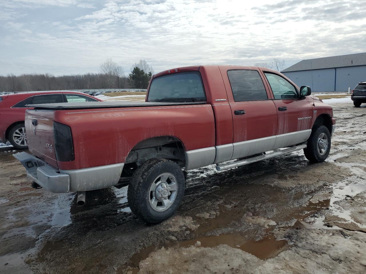 2006 Dodge RAM VIN 3D7KS19D96G236395 Copart auction photo, front end / rear end damage thumbnail 3