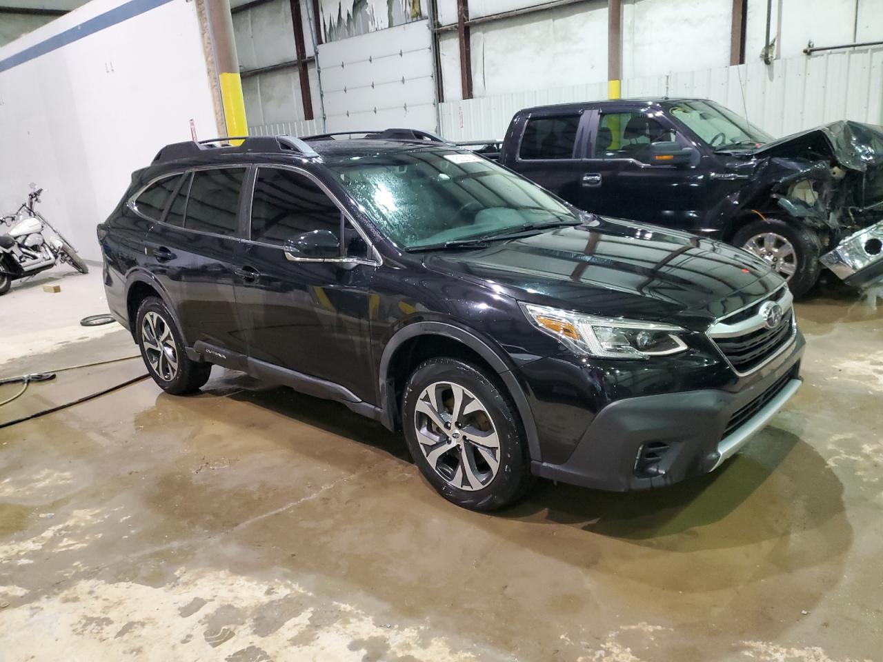 2020 Subaru Outback VIN 4S4BTALC1L3150094 Copart auction photo, side damage thumbnail 4