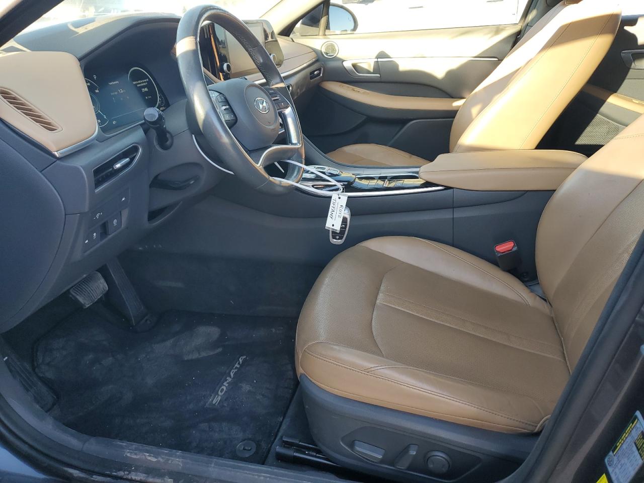 2020 Hyundai Sonata VIN 5NPEF4JA2LH057892 Copart auction photo, front end / minor dent/scratches damage thumbnail 7