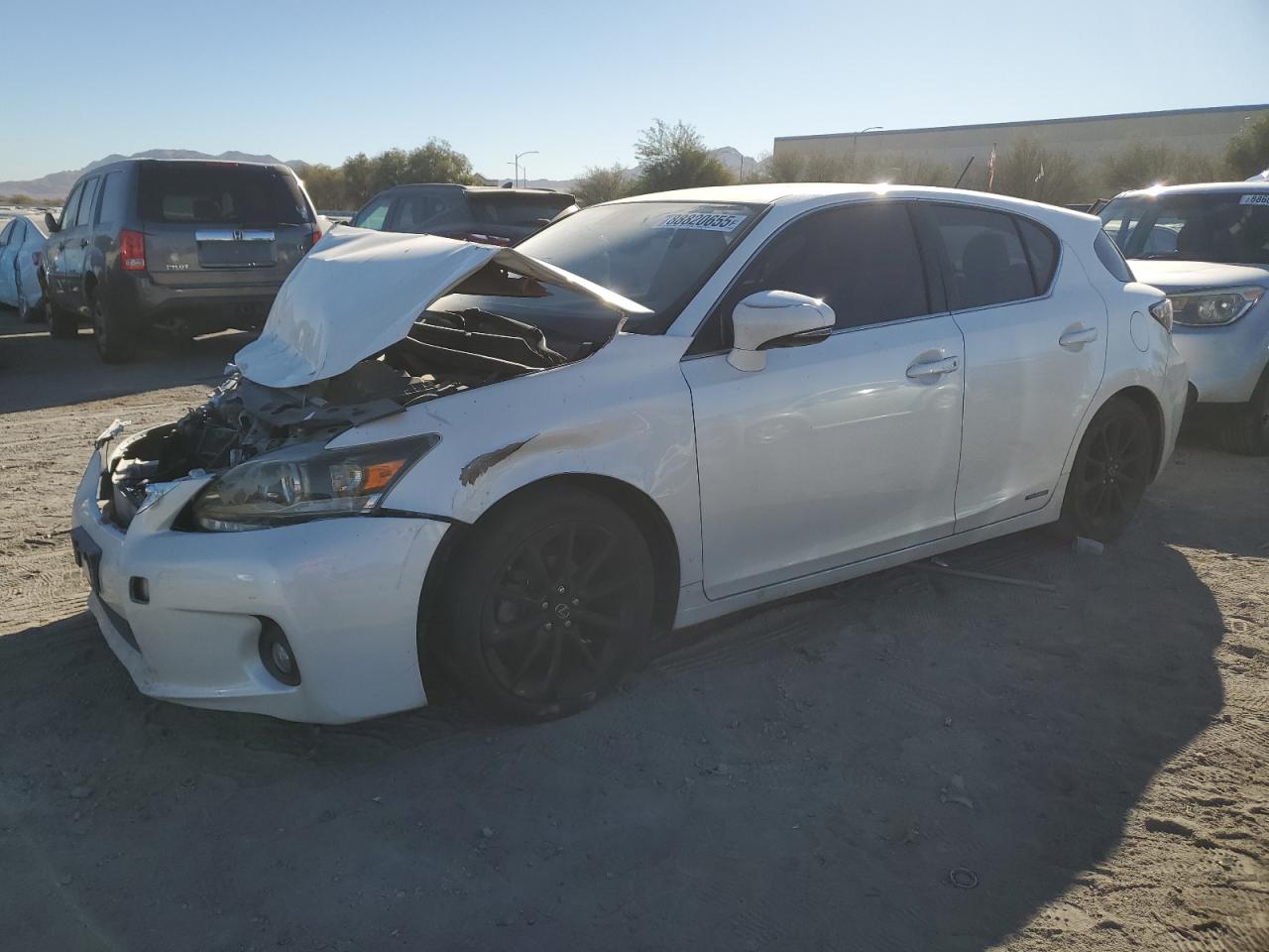 2012 Lexus CT VIN JTHKD5BH9C2077485