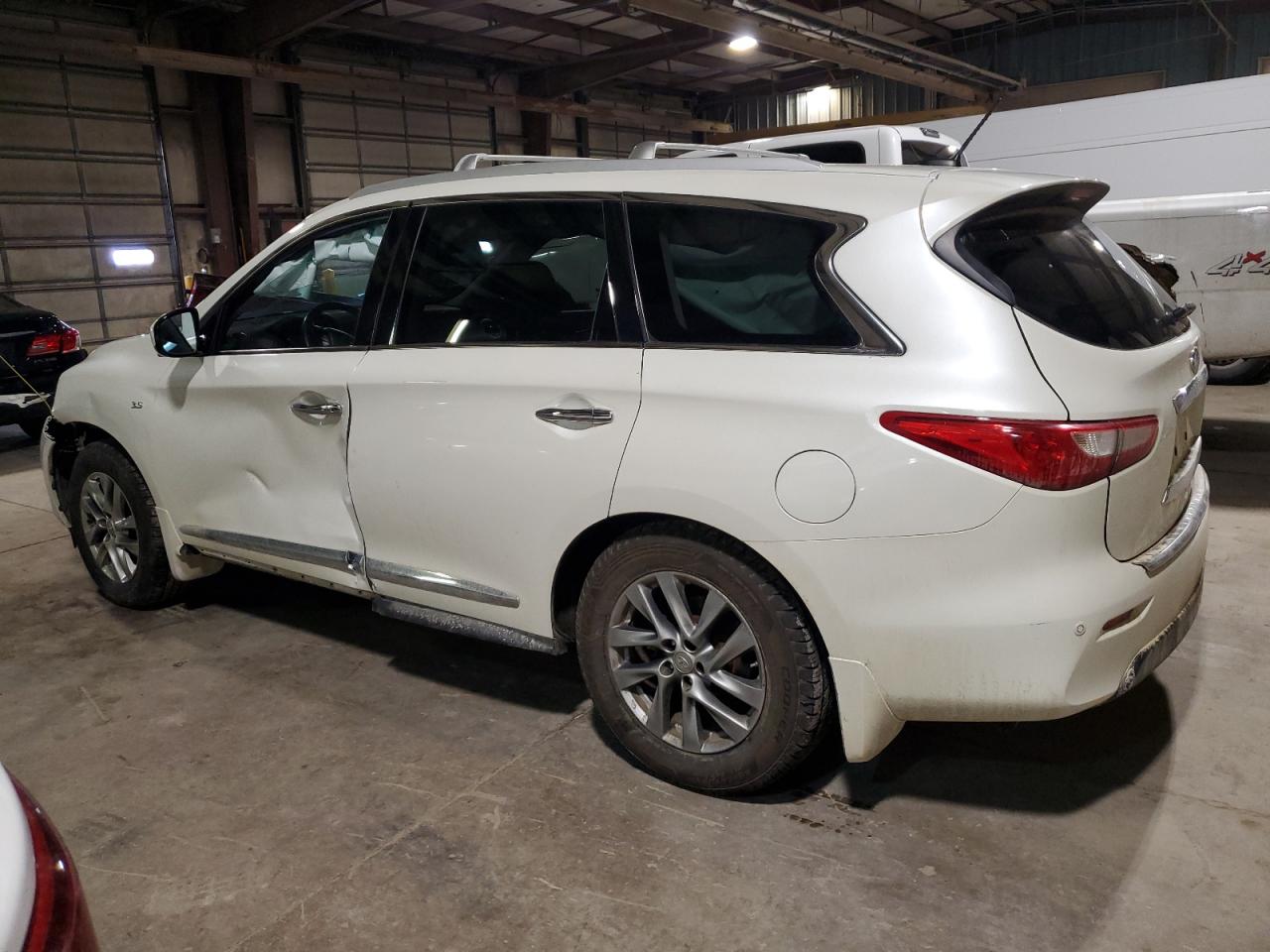 2015 Infiniti QX60 VIN 5N1AL0MM8FC531779 Copart auction photo, front end / side damage thumbnail 2