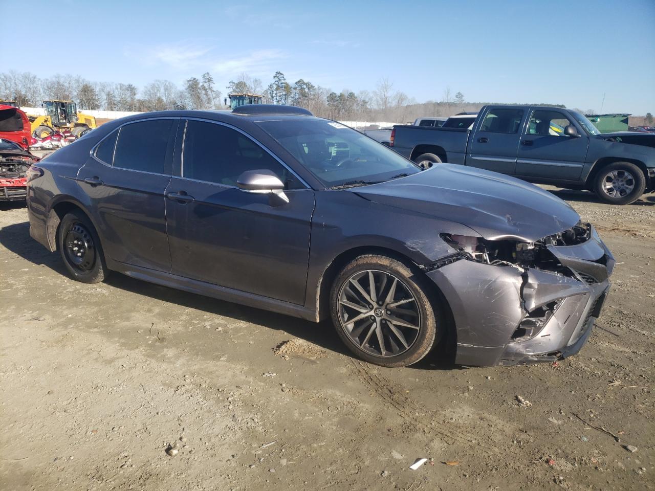 2022 Toyota Camry VIN 4T1T11AK7NU633901 Copart auction photo, front end / minor dent/scratches damage thumbnail 4