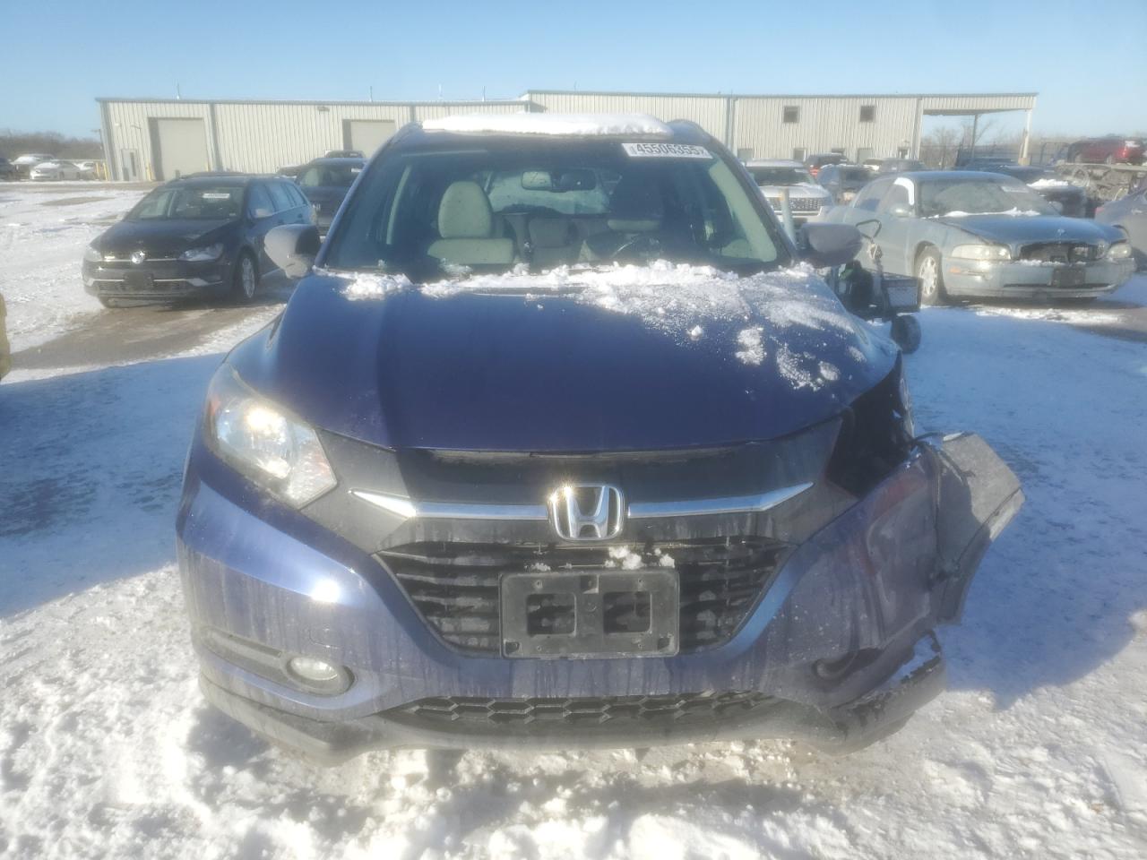 2017 Honda HR-V VIN 3CZRU6H7XHM721915 Copart auction photo, front end / rear end damage thumbnail 5