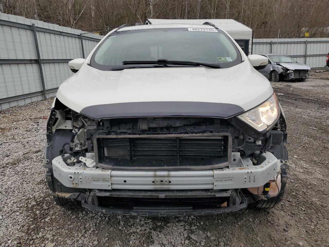 2019 Ford EcoSport VIN MAJ6S3GL1KC294750 Copart auction photo, front end / side damage thumbnail 5