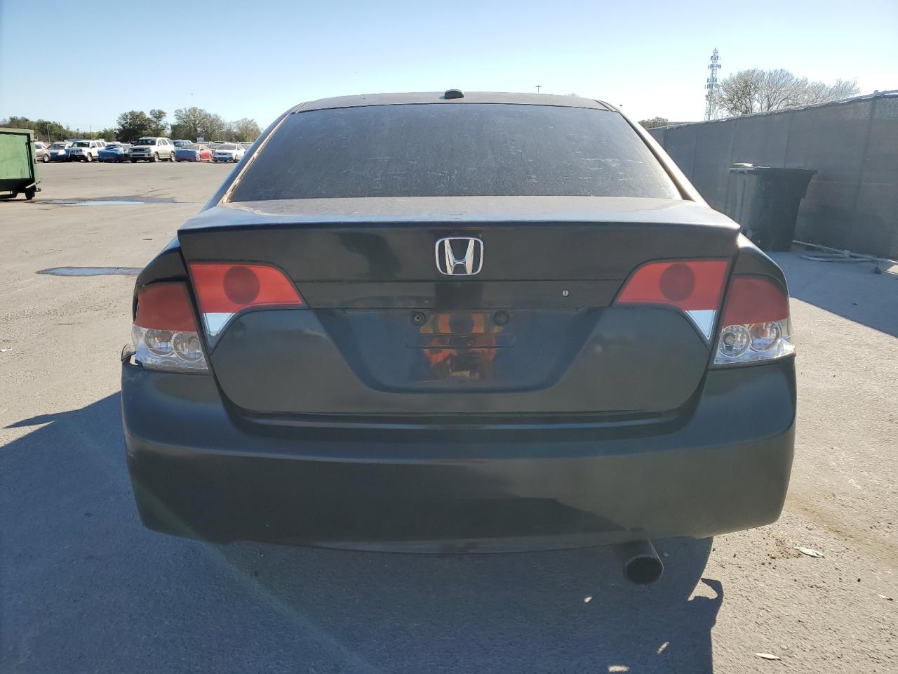 2007 Honda Civic VIN 1HGFA16817L028684 Copart auction photo, rear end / side damage thumbnail 6