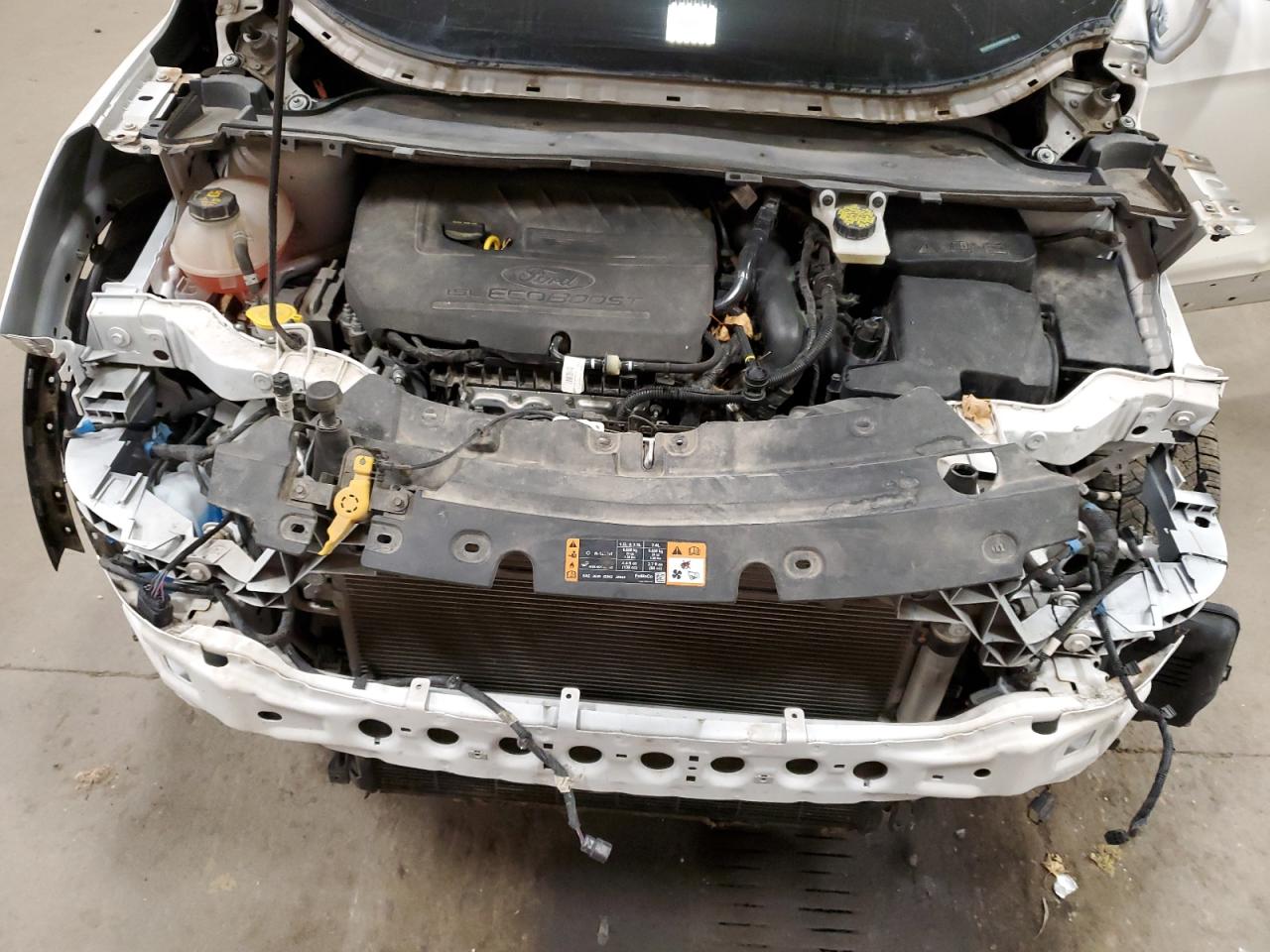 2018 Ford Escape VIN 1FMCU9HDXJUB80297 Copart auction photo, front end damage thumbnail 13