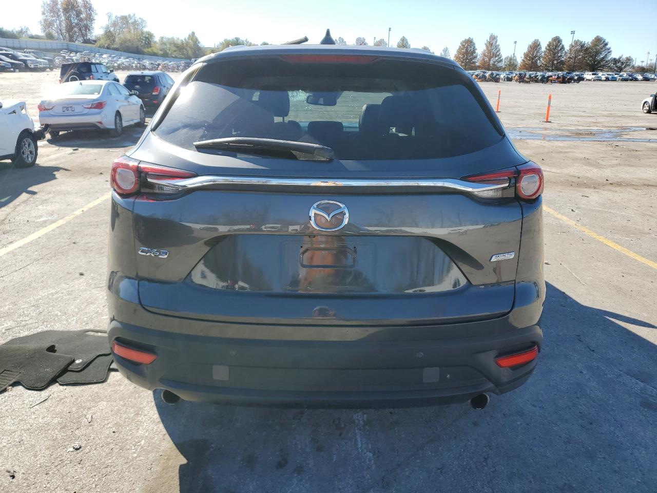 2018 Mazda CX-9 VIN JM3TCACY2J0205131 Copart auction photo, front end / top/roof damage thumbnail 6