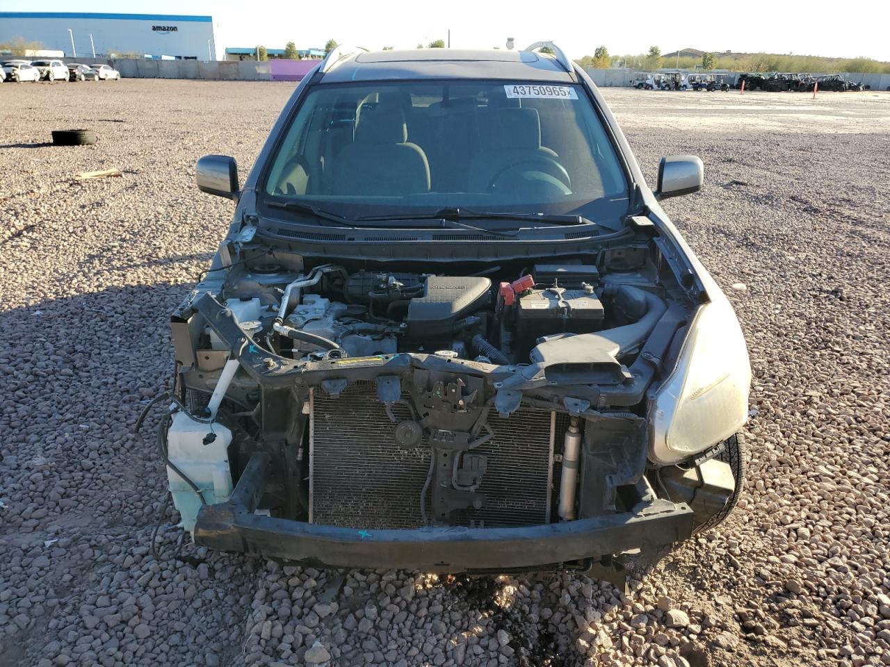 2013 Nissan Rogue VIN JN8AS5MT9DW525887 Copart auction photo, front end / side damage thumbnail 5