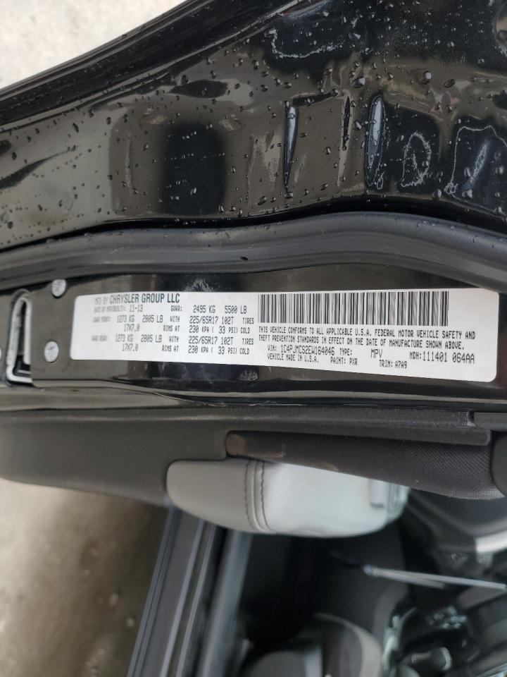 2014 Jeep Grand Cherokee VIN 1C4PJMCS2EW164046 Copart auction photo, front end damage thumbnail 13