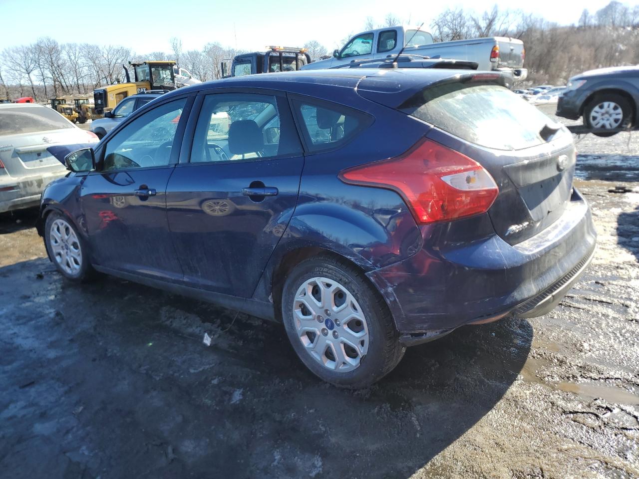 2012 Ford Focus VIN 1FAHP3K28CL103982 Copart auction photo, front end / side damage thumbnail 2