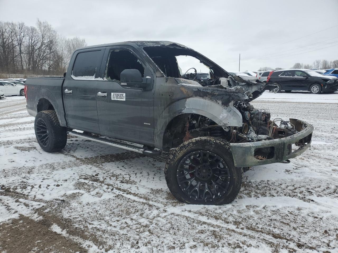 2015 Ford F-150 VIN 1FTEW1EG9FFB32101 Copart auction photo, burn / missing/altered vin damage thumbnail 4