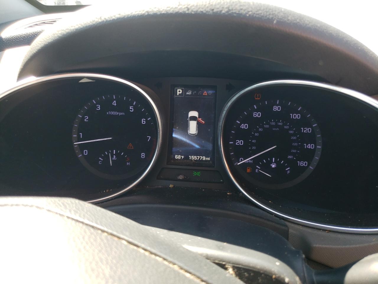 2017 Hyundai Santa Fe VIN KM8SR4HF5HU254835 Copart auction photo, front end / side damage thumbnail 9