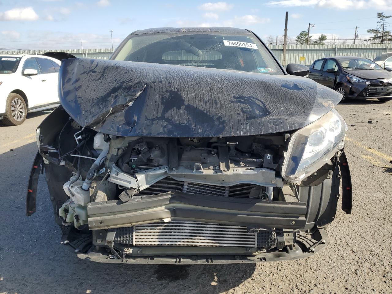 2019 Mitsubishi Eclipse VIN JA4AT4AAXKZ019349 Copart auction photo, front end / side damage thumbnail 5
