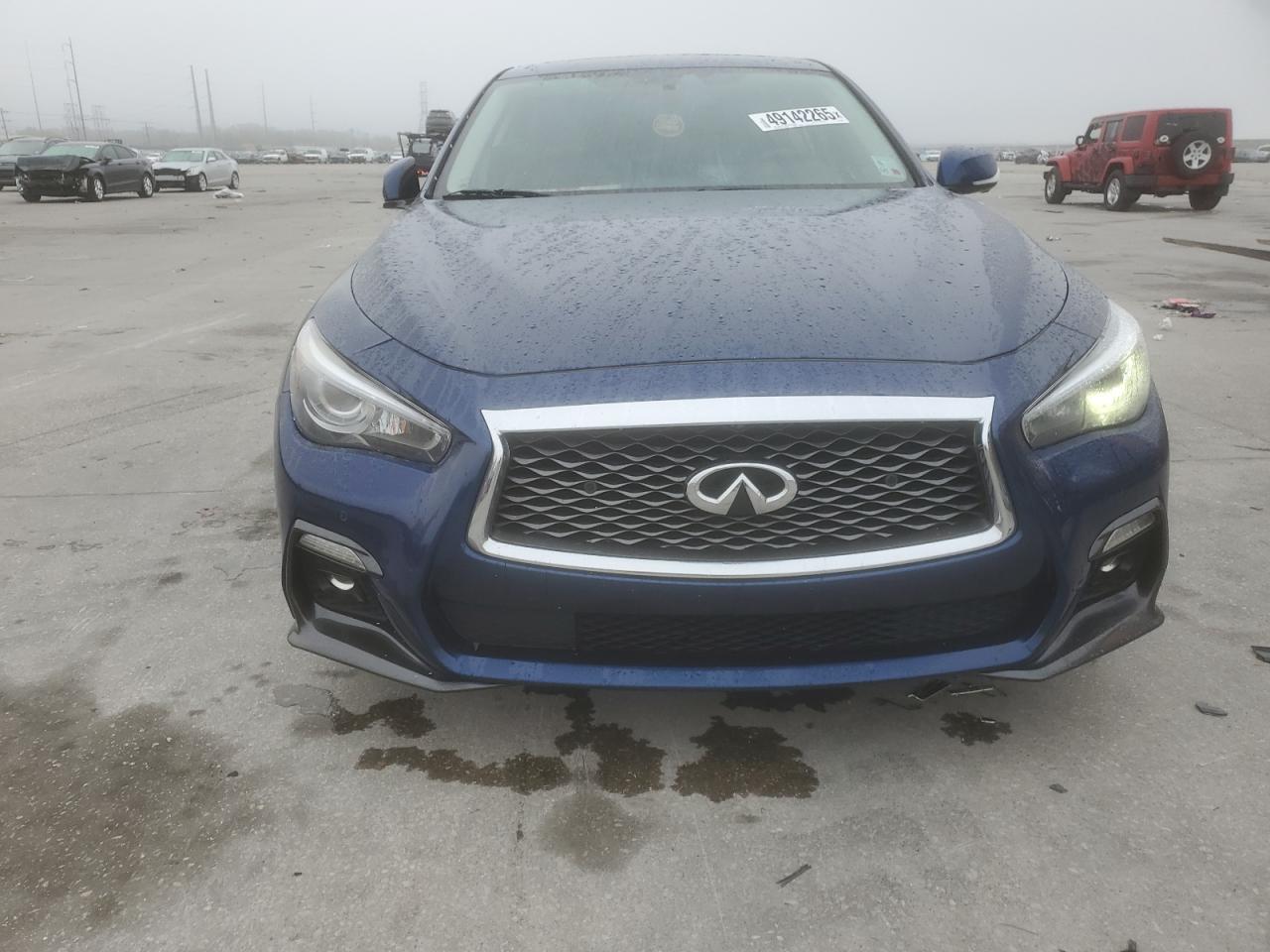 2019 Infiniti Q50 VIN JN1EV7AP1KM540757 Copart auction photo, rear end damage thumbnail 5