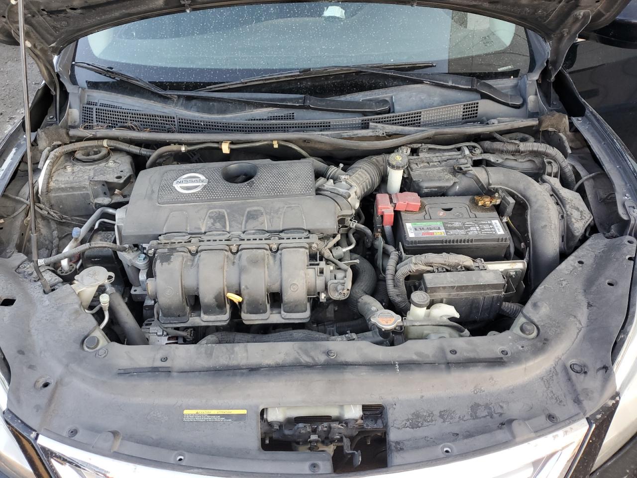 2014 Nissan Sentra VIN 3N1AB7AP9EL671196 Copart auction photo, front end / mechanical damage thumbnail 11