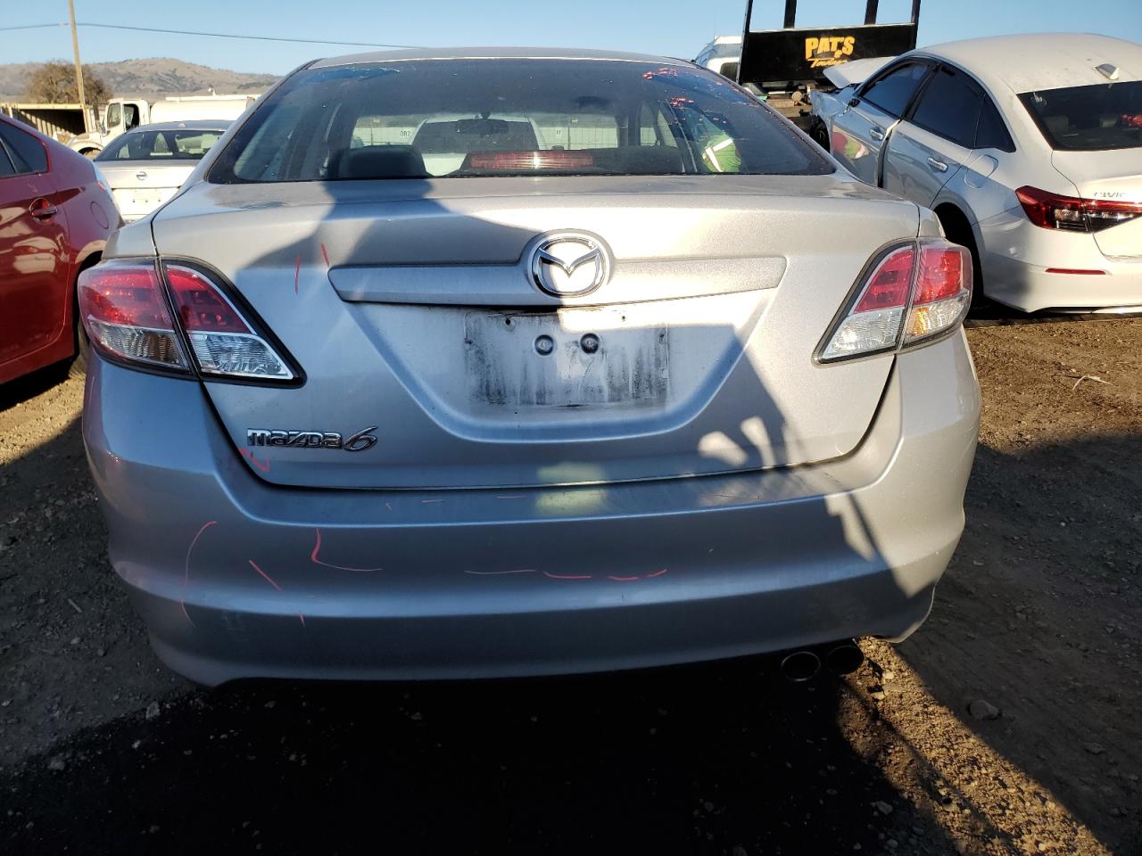 2010 Mazda 6 VIN 1YVHZ8BH5A5M03884 Copart auction photo, front end / side damage thumbnail 6